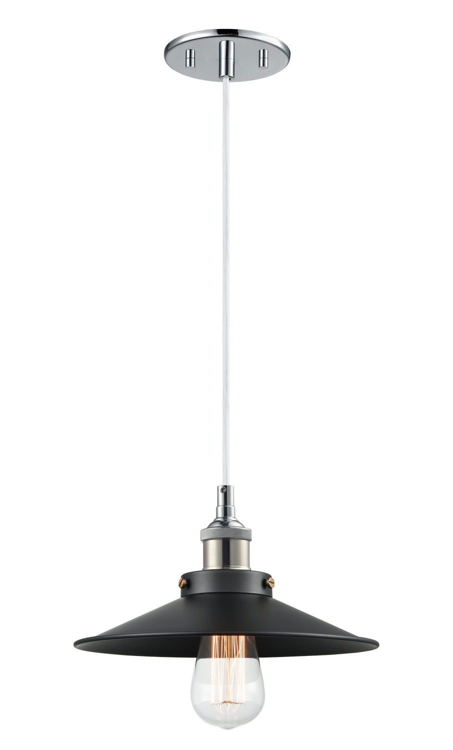 Matteo Canada - One Light Pendant - Bulstrode'S Workshop - Chrome- Union Lighting Luminaires Decor