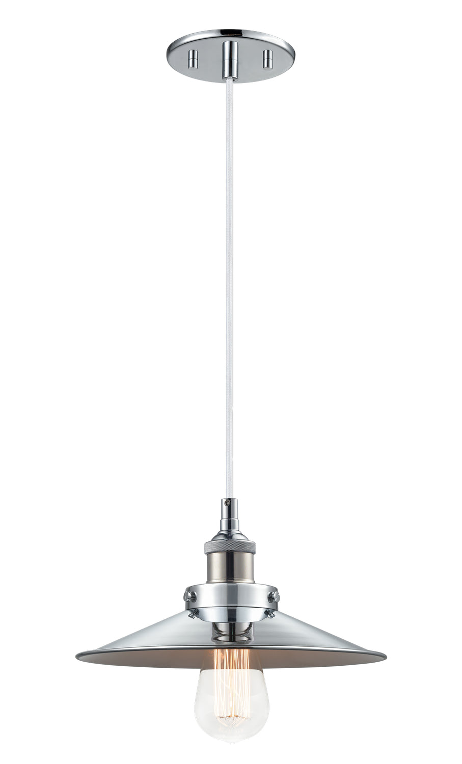 Matteo Canada - One Light Pendant - Bulstrode'S Workshop - Chrome- Union Lighting Luminaires Decor