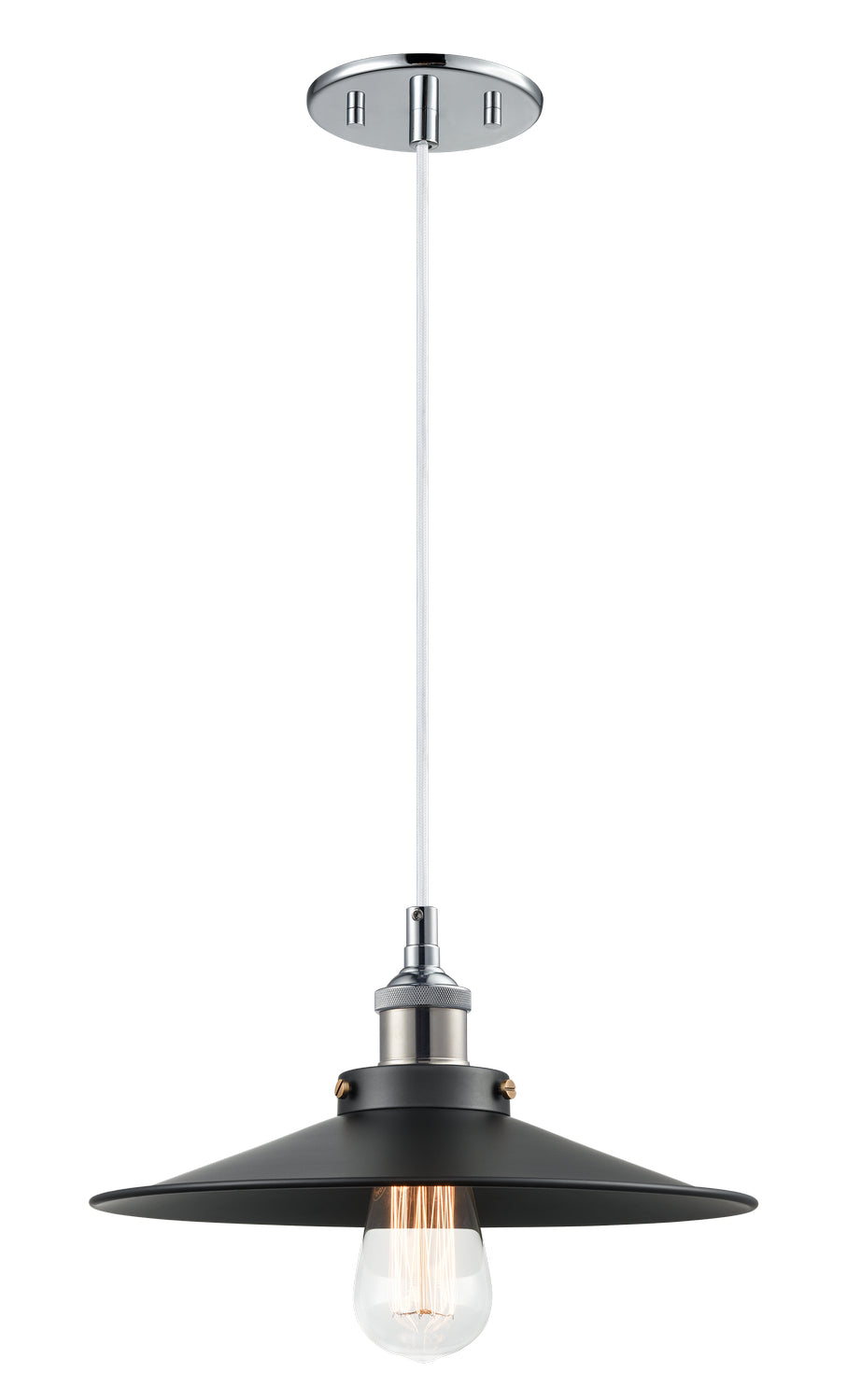 Matteo Canada - One Light Pendant - Bulstrode'S Workshop - Chrome- Union Lighting Luminaires Decor
