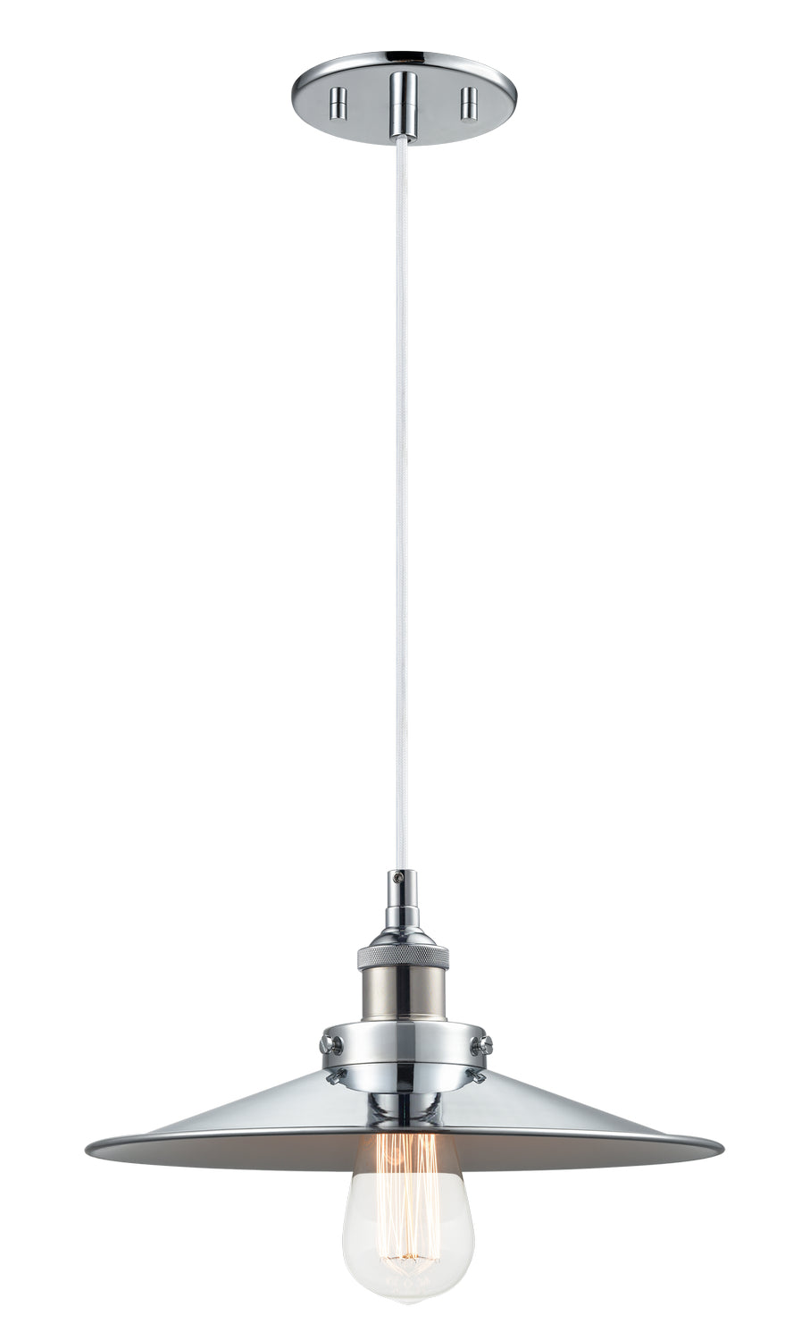 Matteo Canada - One Light Pendant - Bulstrode'S Workshop - Chrome- Union Lighting Luminaires Decor
