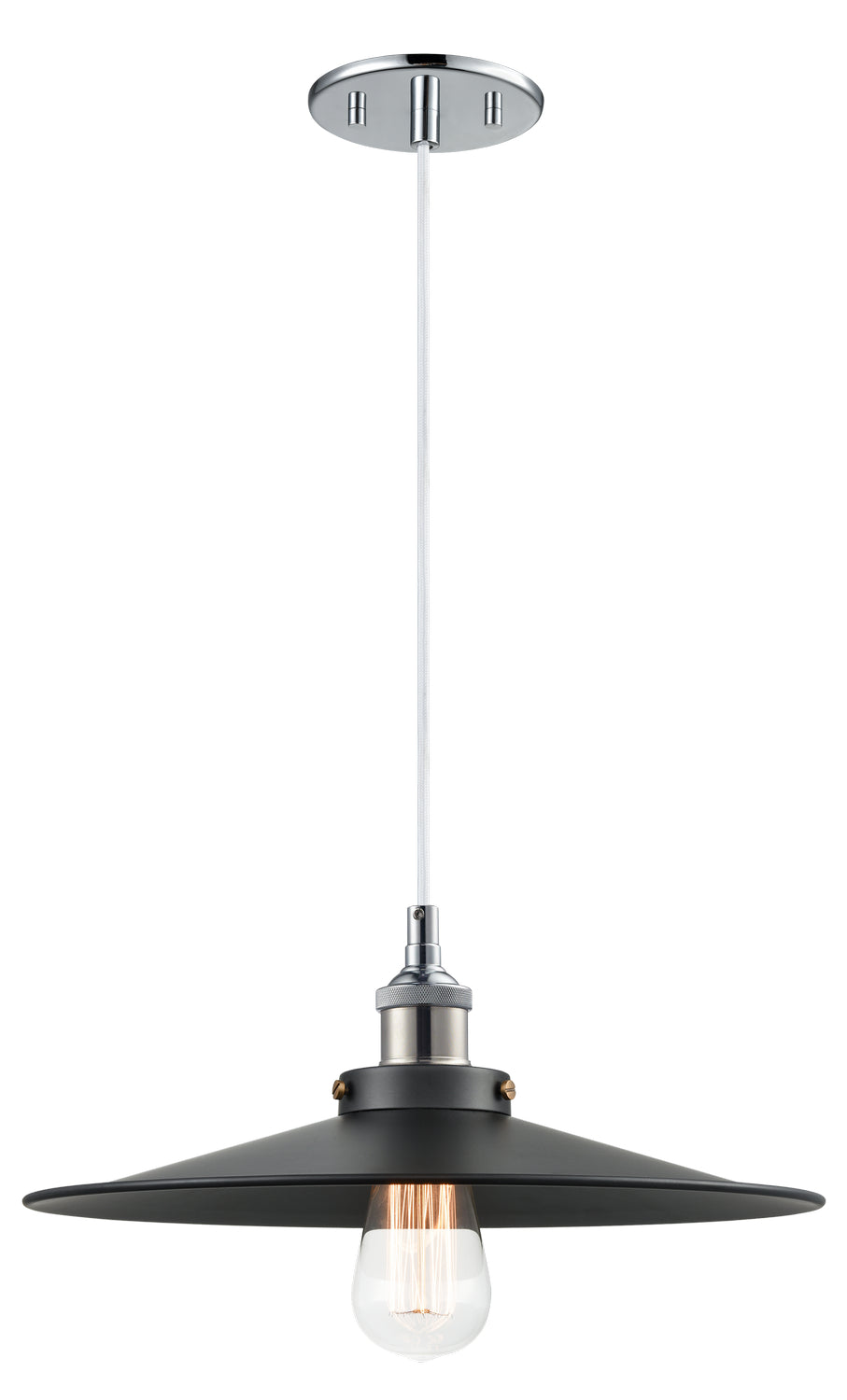 Matteo Canada - One Light Pendant - Bulstrode'S Workshop - Chrome- Union Lighting Luminaires Decor