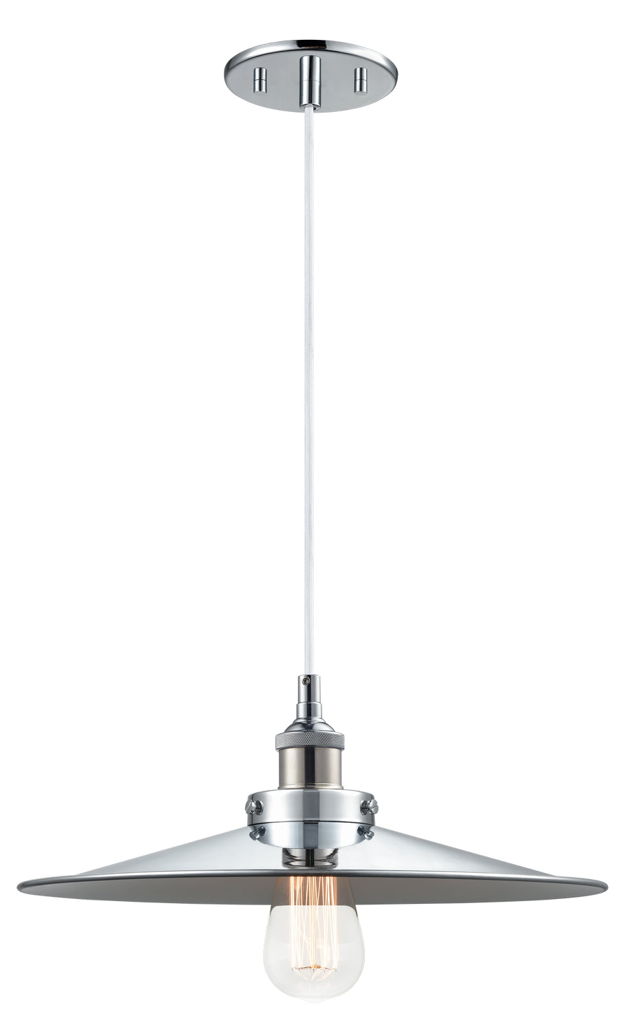 Matteo Canada - One Light Pendant - Bulstrode'S Workshop - Chrome- Union Lighting Luminaires Decor