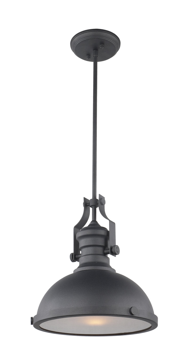 Matteo Canada - One Light Pendant - Cresswell - Matte Black- Union Lighting Luminaires Decor