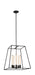 Matteo Canada - Five Light Chandelier - Candor - Rusty Black- Union Lighting Luminaires Decor