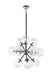 Matteo Canada - 12 Light Chandelier - Soleil - Chrome- Union Lighting Luminaires Decor