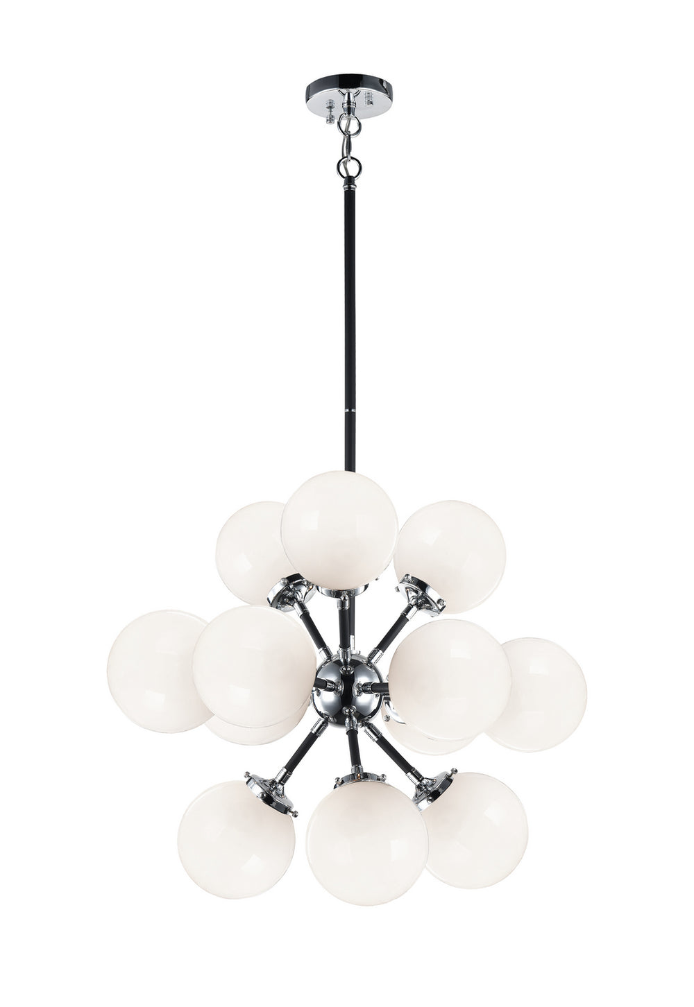 Matteo Canada - 12 Light Chandelier - Soleil - Chrome- Union Lighting Luminaires Decor