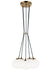 Matteo Canada - Five Light Chandelier - The Bougie - Aged Gold Brass- Union Lighting Luminaires Decor