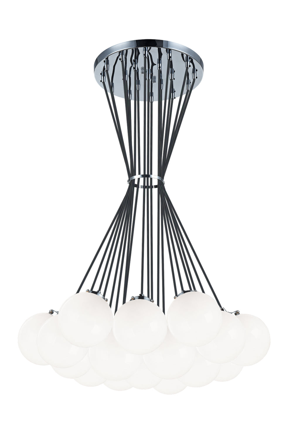 Matteo Canada - 19 Light Chandelier - The Bougie - Chrome- Union Lighting Luminaires Decor