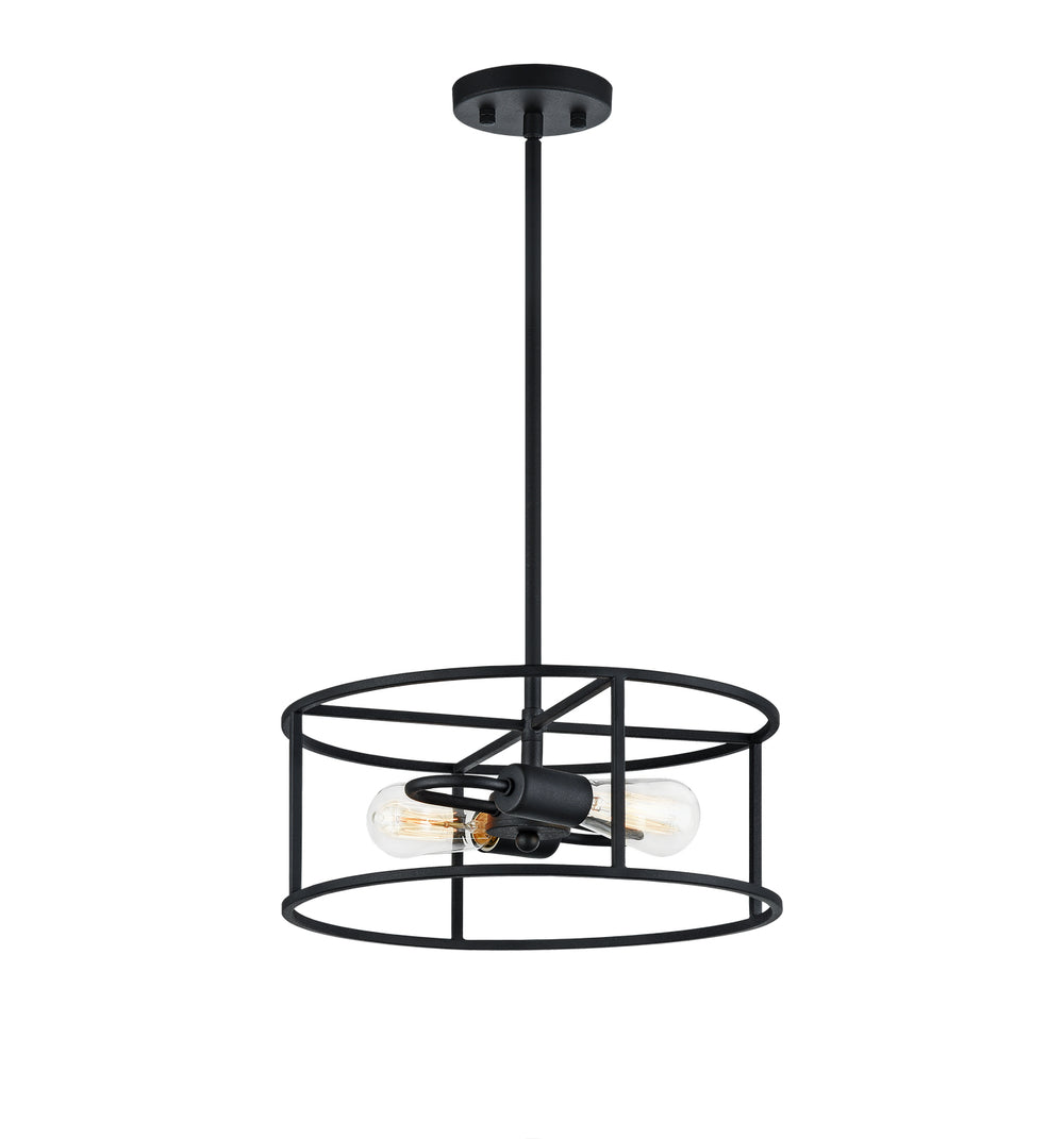 Matteo Canada - Two Light Pendant - Candid - Rusty Black- Union Lighting Luminaires Decor