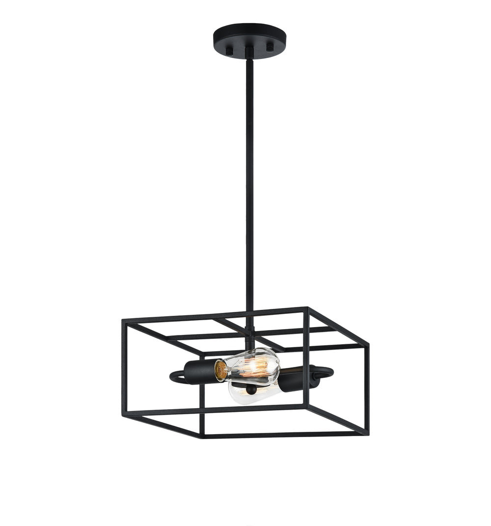 Matteo Canada - Two Light Pendant - Candid - Rusty Black- Union Lighting Luminaires Decor