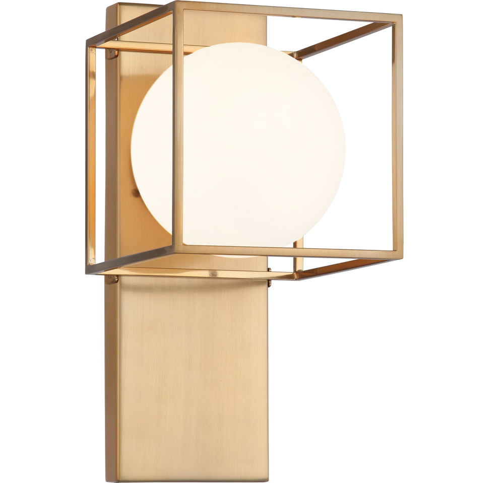 Matteo Canada - One Light Wall Sconce - Squircle - Aged Gold Brass- Union Lighting Luminaires Decor
