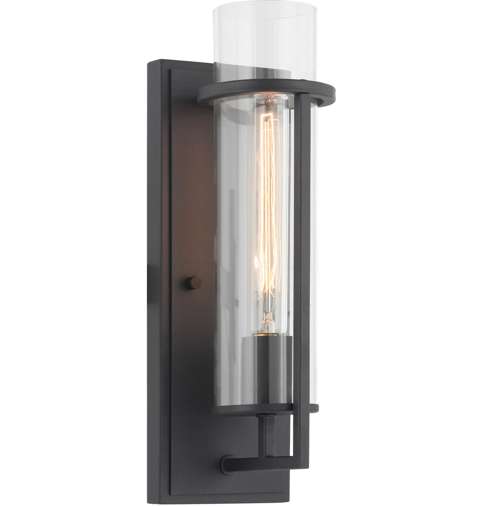 Matteo Canada - One Light Wall Sconce - Tubulaire - Matte Black- Union Lighting Luminaires Decor