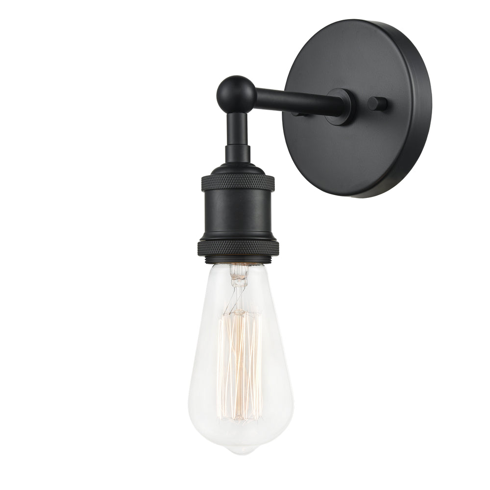 Matteo Canada - One Light Wall Sconce - Bulstrode'S Workshop - Black- Union Lighting Luminaires Decor