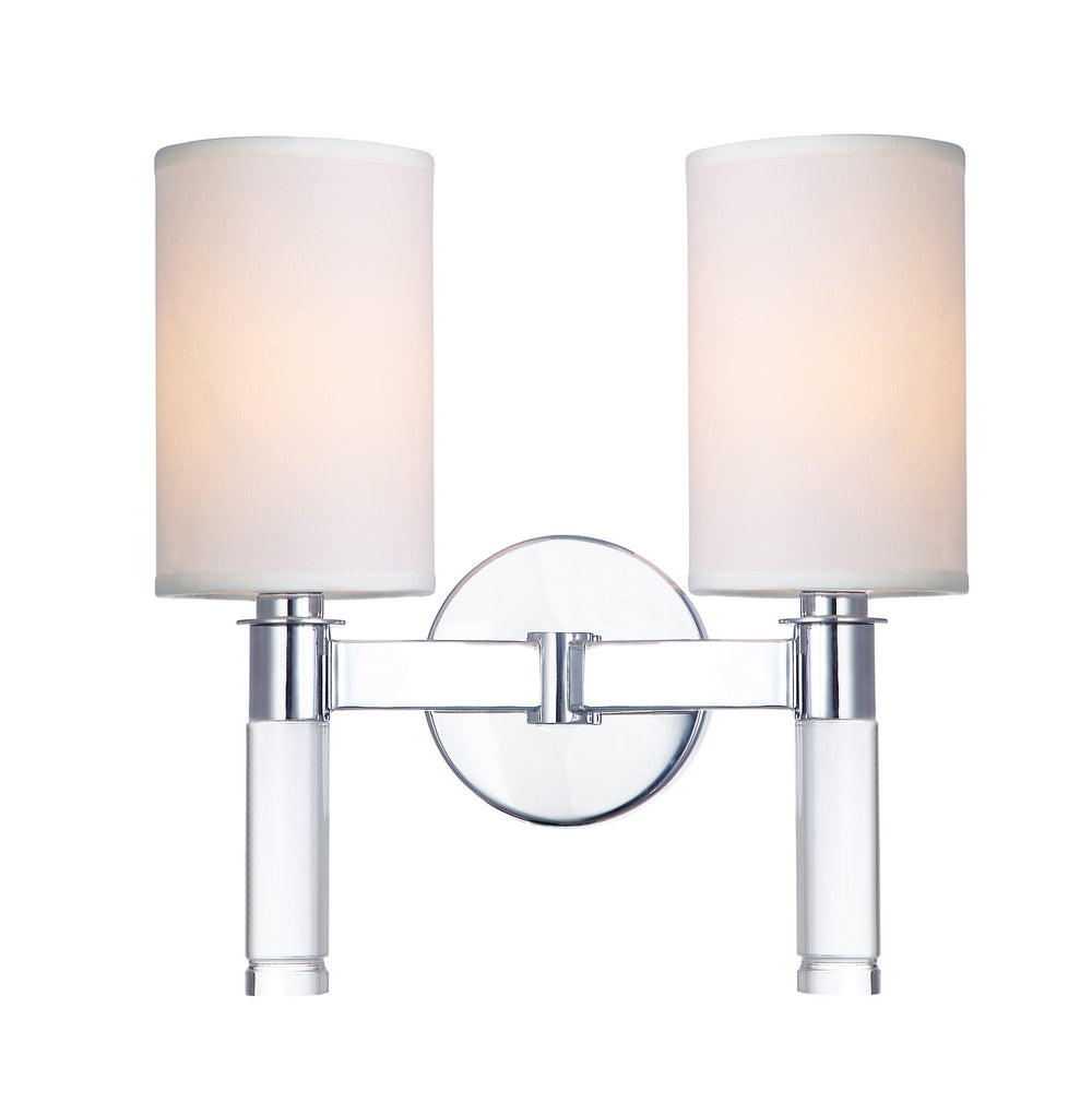 Matteo Canada - Two Light Wall Sconce - Wall Sconce Collections - Chrome- Union Lighting Luminaires Decor