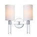 Matteo Canada - Two Light Wall Sconce - Wall Sconce Collections - Chrome- Union Lighting Luminaires Decor