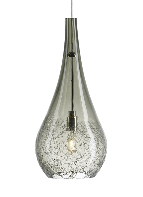 Visual Comfort Modern - One Light Pendant - Seguro - Satin Nickel- Union Lighting Luminaires Decor