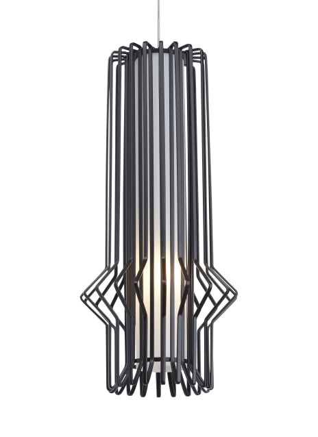 Visual Comfort Modern - LED Pendant - Syrma - Satin Nickel- Union Lighting Luminaires Decor
