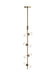 Visual Comfort Modern - LED Pendant - ModernRail - Aged Brass- Union Lighting Luminaires Decor