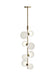 Visual Comfort Modern - LED Pendant - ModernRail - Aged Brass- Union Lighting Luminaires Decor