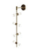 Visual Comfort Modern - LED Wall Sconce - ModernRail - Aged Brass- Union Lighting Luminaires Decor