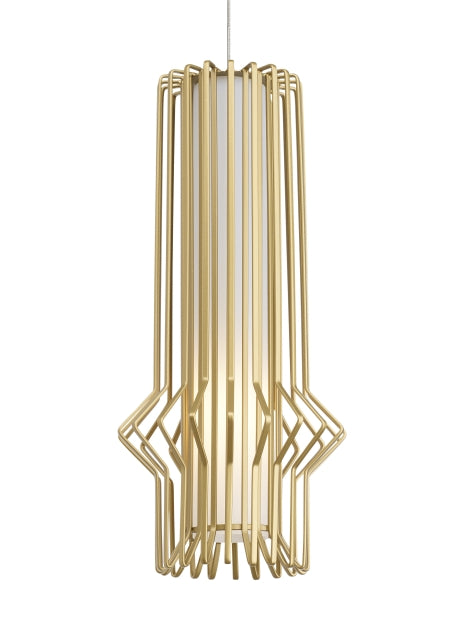 Visual Comfort Modern - LED Pendant - Syrma - Satin Nickel- Union Lighting Luminaires Decor