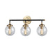 ELK Home - Three Light Vanity - Boudreaux - Matte Black- Union Lighting Luminaires Decor