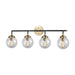 ELK Home - Four Light Vanity - Boudreaux - Matte Black- Union Lighting Luminaires Decor