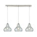 ELK Home - Three Light Pendant - Belmont - Satin Nickel- Union Lighting Luminaires Decor