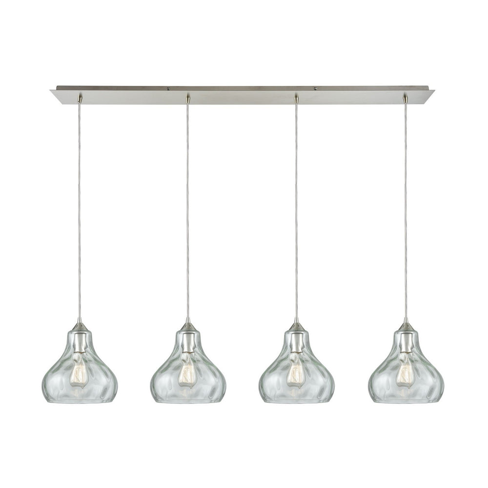 ELK Home - Four Light Pendant - Belmont - Satin Nickel- Union Lighting Luminaires Decor