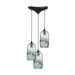 ELK Home - Three Light Pendant - Sutter Creek - Oil Rubbed Bronze- Union Lighting Luminaires Decor