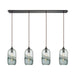 ELK Home - Four Light Pendant - Sutter Creek - Oil Rubbed Bronze- Union Lighting Luminaires Decor