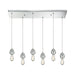 ELK Home - Six Light Pendant - Socketholder - Polished Chrome- Union Lighting Luminaires Decor