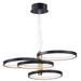 ET2 - LED Pendant - Hoopla - Black / Gold- Union Lighting Luminaires Decor