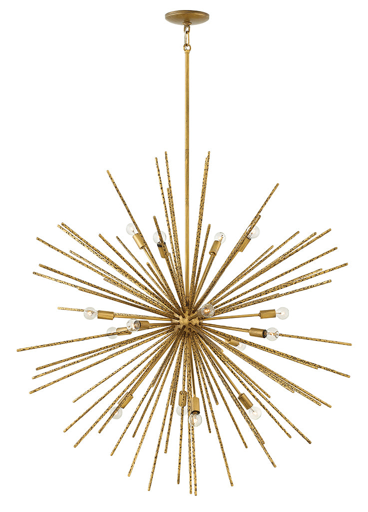 Fredrick Ramond Canada - LED Chandelier - Tryst - Burnished Gold- Union Lighting Luminaires Decor