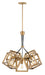 Fredrick Ramond Canada - LED Chandelier - Ensemble - Brushed Bronze- Union Lighting Luminaires Decor