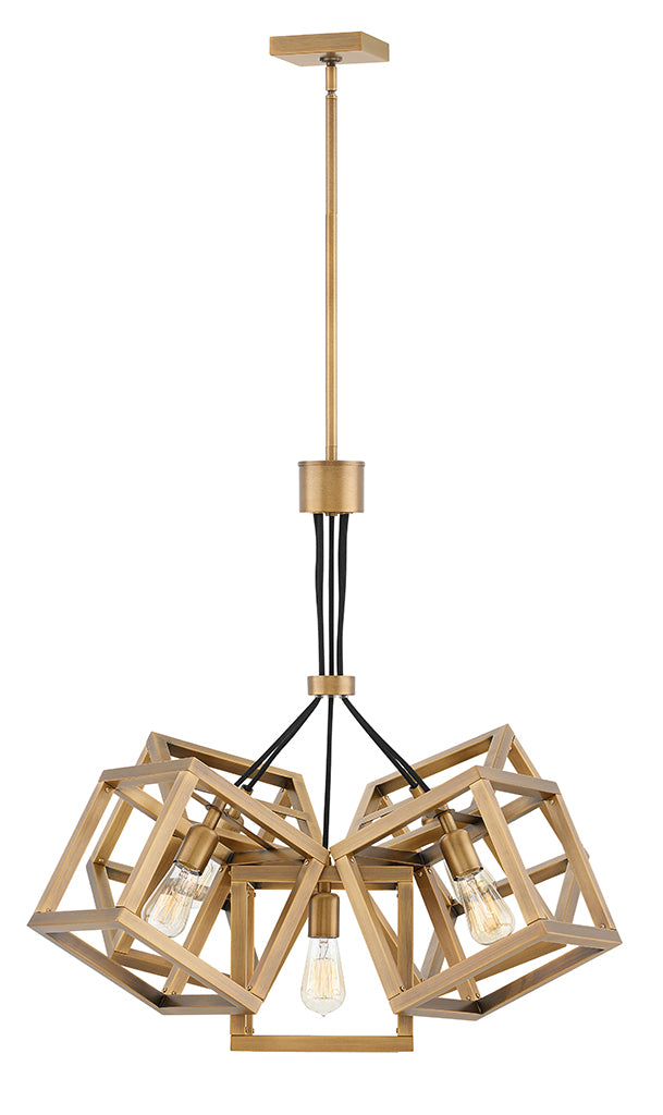 Fredrick Ramond Canada - LED Chandelier - Ensemble - Brushed Bronze- Union Lighting Luminaires Decor