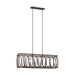 Visual Comfort Studio Canada - Six Light Linear Chandelier - Patrice - Deep Abyss- Union Lighting Luminaires Decor