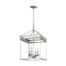Visual Comfort Studio Canada - Four Light Lantern - Woodruff - Polished Nickel- Union Lighting Luminaires Decor