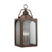 Generation Lighting Canada - Three Light Outdoor Wall Lantern - Randhurst - Copper Oxide- Union Lighting Luminaires Decor