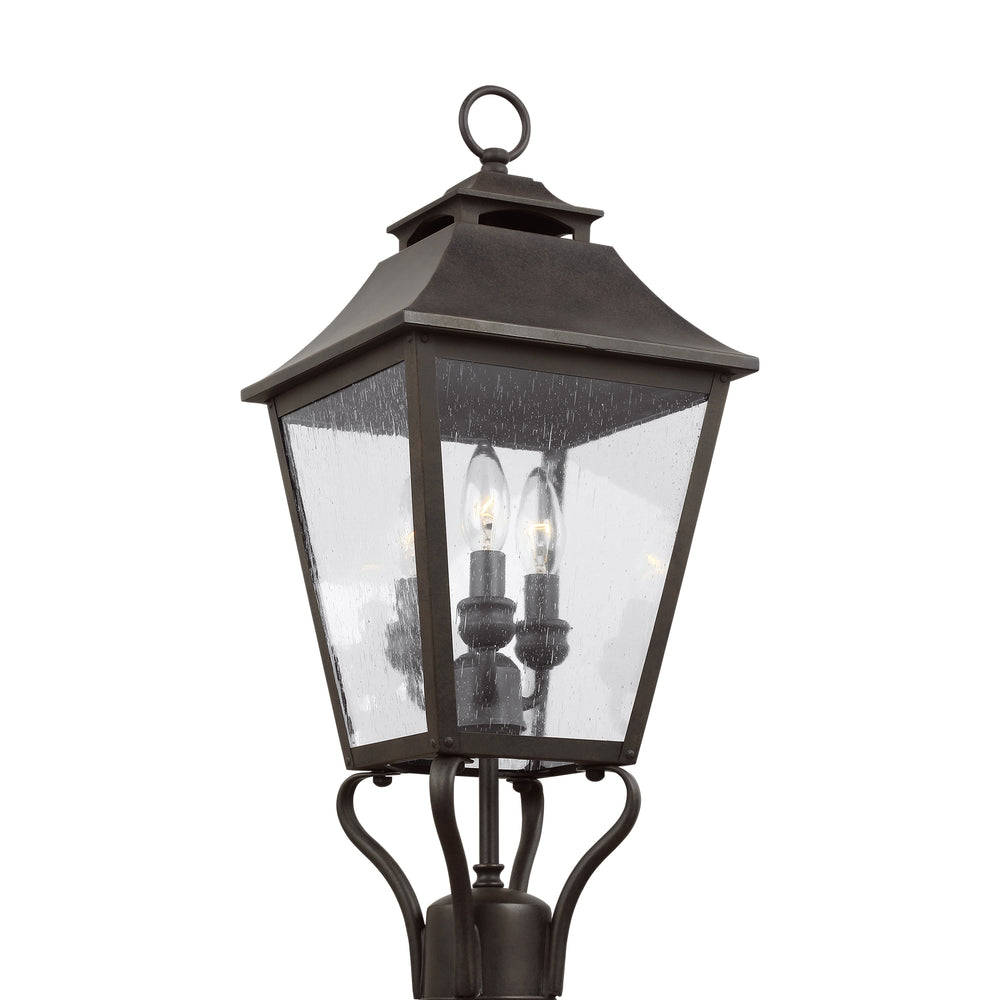 Visual Comfort Studio Canada - Three Light Post Lantern - Galena - Sable- Union Lighting Luminaires Decor