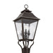 Visual Comfort Studio Canada - Three Light Post Lantern - Galena - Sable- Union Lighting Luminaires Decor
