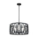 Visual Comfort Studio Canada - Five Light Outdoor Chandelier - Patrice - Dark Weathered Zinc- Union Lighting Luminaires Decor