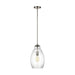 Generation Lighting Canada - One Light Pendant - Marino - Satin Nickel- Union Lighting Luminaires Decor