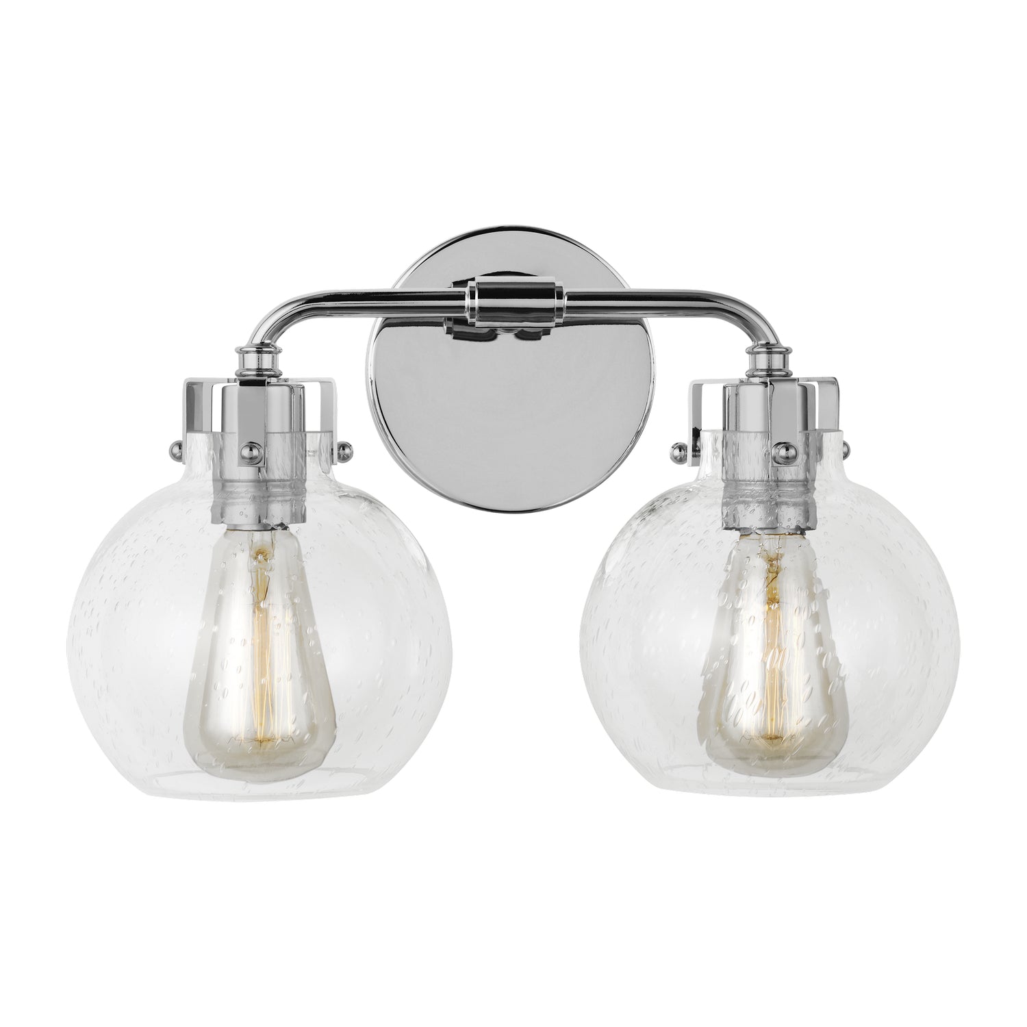 Visual Comfort Studio Canada - Two Light Vanity - Clara - Chrome- Union Lighting Luminaires Decor