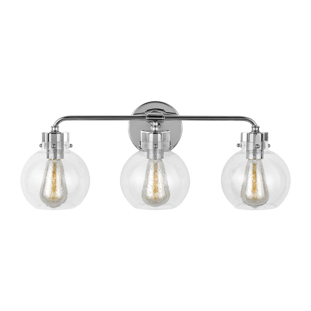 Visual Comfort Studio Canada - Three Light Vanity - Clara - Chrome- Union Lighting Luminaires Decor