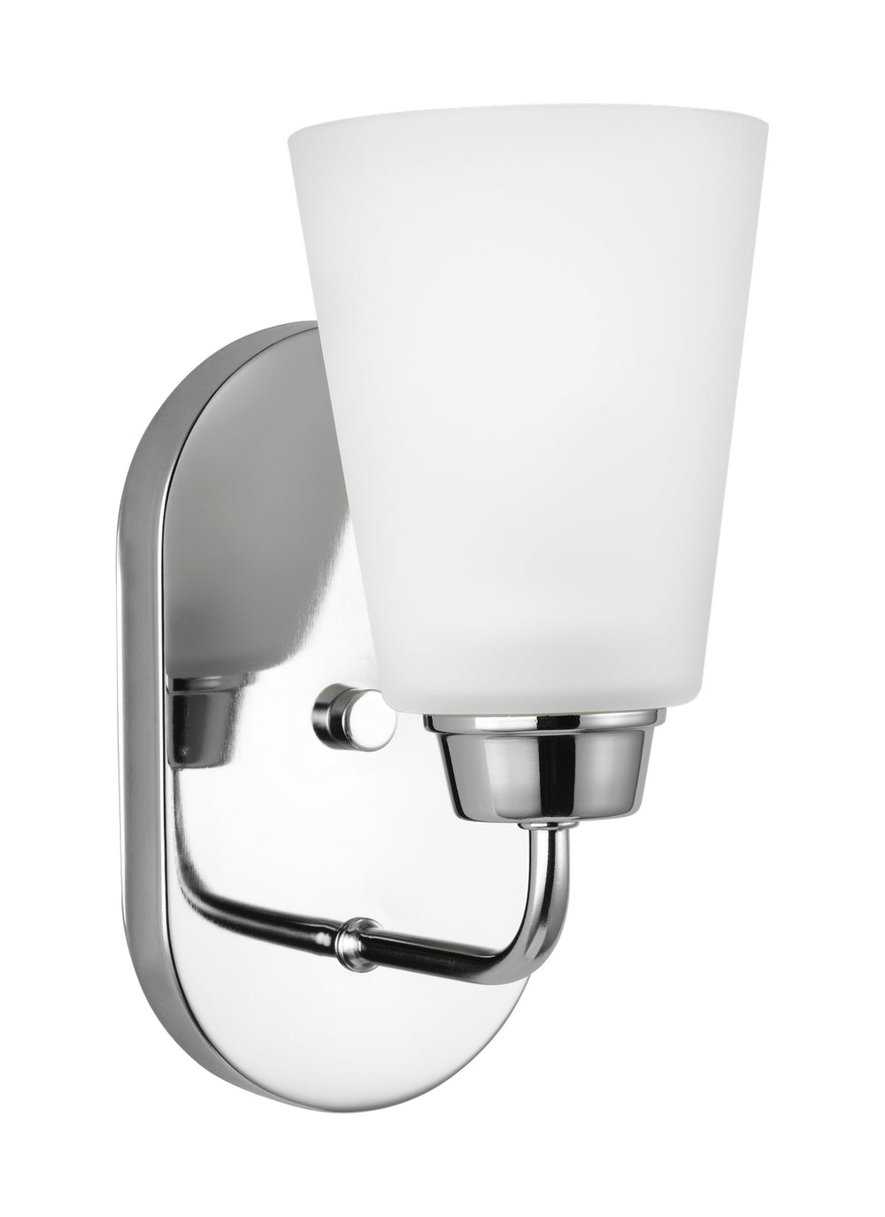 Generation Lighting Canada - One Light Wall / Bath Sconce - Kerrville - Chrome- Union Lighting Luminaires Decor
