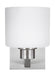 Generation Lighting Canada - One Light Wall / Bath Sconce - Canfield - Brushed Nickel- Union Lighting Luminaires Decor