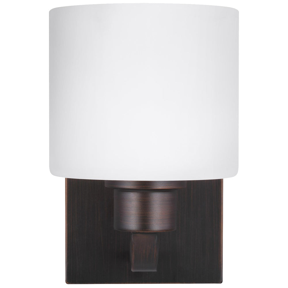 Generation Lighting Canada - One Light Wall / Bath Sconce - Canfield - Bronze- Union Lighting Luminaires Decor