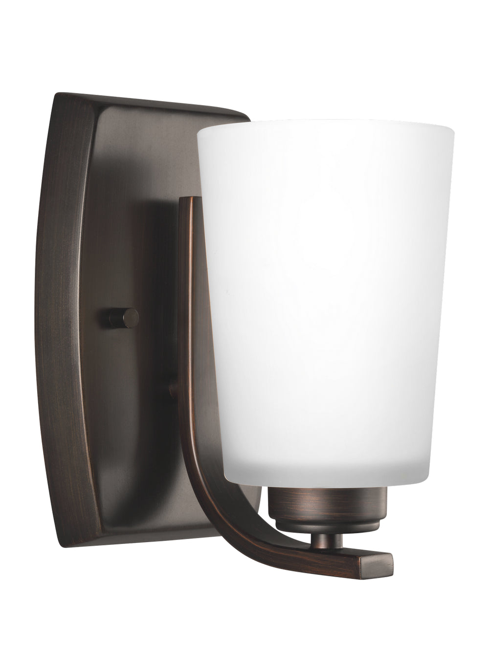 Generation Lighting Canada - One Light Wall / Bath Sconce - Franport - Bronze- Union Lighting Luminaires Decor
