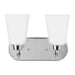 Generation Lighting Canada - Two Light Wall / Bath - Kerrville - Chrome- Union Lighting Luminaires Decor